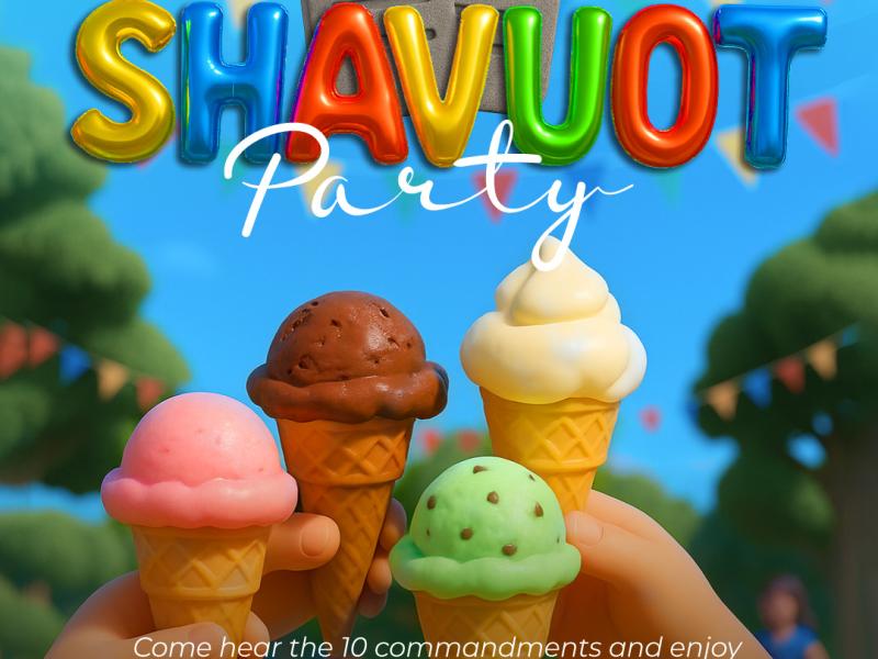 Shavuot Ice cream party