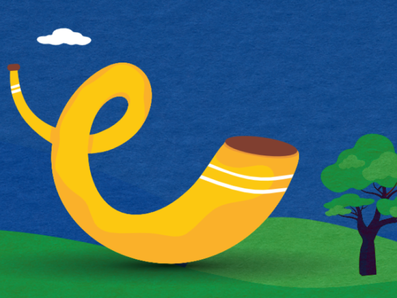 Shofar in the park